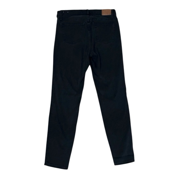 MADEWELL 9" High-Rise Skinny Jeans Black Wash Lunar Classic Denim 29 90’s Crop - Picture 6 of 8